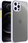 iPhone 12 Pro Max Kılıf ​​mnc Kaff Kapak-Mor thumbnail 1