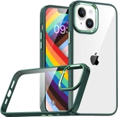 Apple iPhone 14 Kılıf Mnc Flora Kapak-Yeşil thumbnail 1