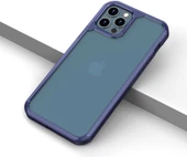 iPhone 12 Pro Kılıf Mnc Roll Kapak-Mavi thumbnail 1