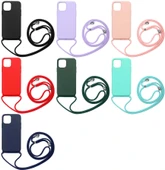 iPhone 12 Kılıf Mnc Ropi Kapak-Mor thumbnail 3