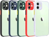 iPhone 12 Kılıf ​​mnc Kaff Kapak-Mor thumbnail 2