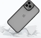 iPhone 11 Pro Max Kılıf Mnc Flora Kapak-Siyah thumbnail 2