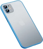 iPhone 11 Kılıf Mnc Retro Kapak-Mavi thumbnail 1