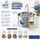 Doce Paslanmaz Çelik Arıtmalı Su Pınarı 2.2 Lt thumbnail 4