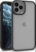 iPhone 11 Pro Max Kılıf Mnc Flora Kapak-Siyah thumbnail 1