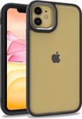 iPhone 12 Kılıf Mnc Flora Kapak-Siyah thumbnail 1