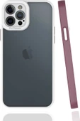 iPhone 12 Pro Kılıf Mnc Mima Kapak-Mürdüm thumbnail 1