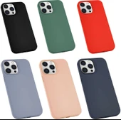 iPhone 13 Pro Kılıf Mnc Silk Silikon-Pembe thumbnail 2
