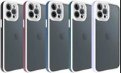iPhone 12 Pro Kılıf Mnc Mima Kapak-Mürdüm thumbnail 2