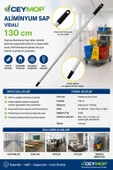 Ceymop Aliminyum Sap Vidalı 130 cm thumbnail 2
