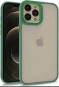 iPhone 12 Pro Max Kılıf Mnc Flora Kapak-Yeşil thumbnail 1