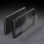 iPhone 11 Uyumlu Mnc Inoks Kapak-Mavi thumbnail 3