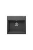 RealStone Olympos Antrasit Granit Eviye 56x53 cm thumbnail 1