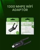 USB 3.0 Wireless Adaptör – 2.4GHz & 5GHz Destekli thumbnail 2