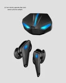 Tam Kablosuz  Kulaklığı 5.0 Bluetooth LED Kontrollü thumbnail 2