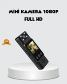 180 Derece Dönebilen Mini Kamera Full HD TFT Ekran Hareket Sensörlü thumbnail 1