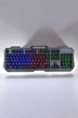 Klavyesi Q Klavye RGB Işıklı Mouse Hediyeli thumbnail 1