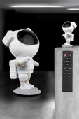 Çocuklara Özel Projeksiyon Astronot Lamba Speaker Sevimli thumbnail 3