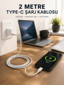 Hızlı Şarj Destekli 2 Metre Type-C Kablo thumbnail 1