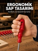 Çelik 7'li Tornavida Seti Ergonomik Sap Profesyonel Kullanım thumbnail 1