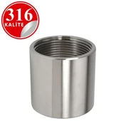 Paslanmaz / Krom Manşon 316 Kalite - 1-1/4'' thumbnail 2