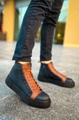 CH167 - GST Blazer Erkek Bot SIYAH/TABA thumbnail 1