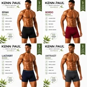 Kenn Paul Bambu Erkek BOXER 6 ADET thumbnail 3