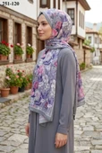 Sharell Fransız İpeği Şal (Gri) 251-120 thumbnail 1
