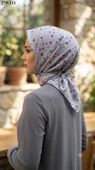 Sharell Desenli Soft Pamuk Eşarp 279-111 thumbnail 1