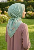 Lo'cella Soft Pamuk Eşarp (Mint) 1050-115 thumbnail 1