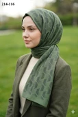 Moda Akyüz Ayrobin Jakar Şal (Yeşil) 214-116 thumbnail 1