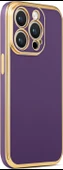 iPhone 14 Pro Max Uyumlu Mnc Bark Kapak-Derin Mor thumbnail 1