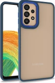Galaxy A72 Kılıf Mnc Flora Kapak-Mavi thumbnail 1