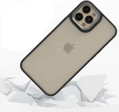 iPhone 12 Pro Max Uyumlu Mnc Flora Kapak-Siyah thumbnail 2