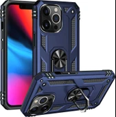 iPhone 13 Pro Max Uyumlu Mnc Vega Kapak-Mavi thumbnail 1