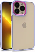 iPhone 13 Pro Uyumlu Mnc Flora Kapak-Lila thumbnail 1