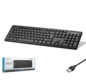 HADRON HDX2603 Standart Klavye Siyah thumbnail 2