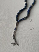 925 ayar gümüş lapis lazuli tesbih thumbnail 5