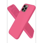 Newface Apple iPhone 12 Pro Kılıf First Silikon - Pembe thumbnail 3