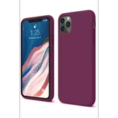Newface Apple iPhone 11 Pro Kılıf First Silikon - Mürdüm thumbnail 2