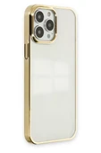 Newface Apple iPhone 13 Pro Max Kılıf Element Silikon - Gold thumbnail 2