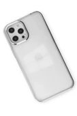 Newface Apple iPhone 12 Pro Max Kılıf Element Silikon - Gümüş thumbnail 3