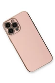 Newface Apple iPhone 13 Pro Max Kılıf Volet Silikon - Pembe thumbnail 3