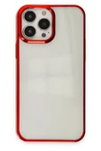 Newface Apple iPhone 14 Pro Max Kılıf Element Silikon - Kırmızı thumbnail 1