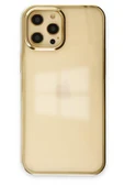 Newface Apple iPhone 12 Pro Max Kılıf Element Silikon - Gold thumbnail 1