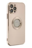Newface Apple iPhone 12 Pro Max Kılıf Store Silikon - Pembe thumbnail 1