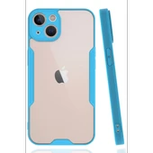 Newface Apple iPhone 14 Kılıf Platin Silikon - Mavi thumbnail 2
