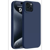Newface Apple iPhone 15 Plus Kılıf First Silikon - Lacivert thumbnail 2