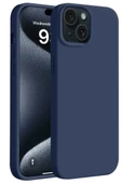 Newface Apple iPhone 15 Plus Kılıf First Silikon - Lacivert thumbnail 1