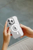Joko Apple iPhone 16 Crystal Magsafe Kapak - Şeffaf thumbnail 2